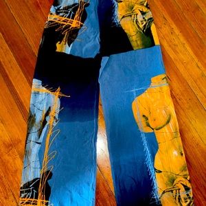 Jean Paul Gaultier Soleil Venus PANTS seen on Kendall Jenner Kourtney Kardashian